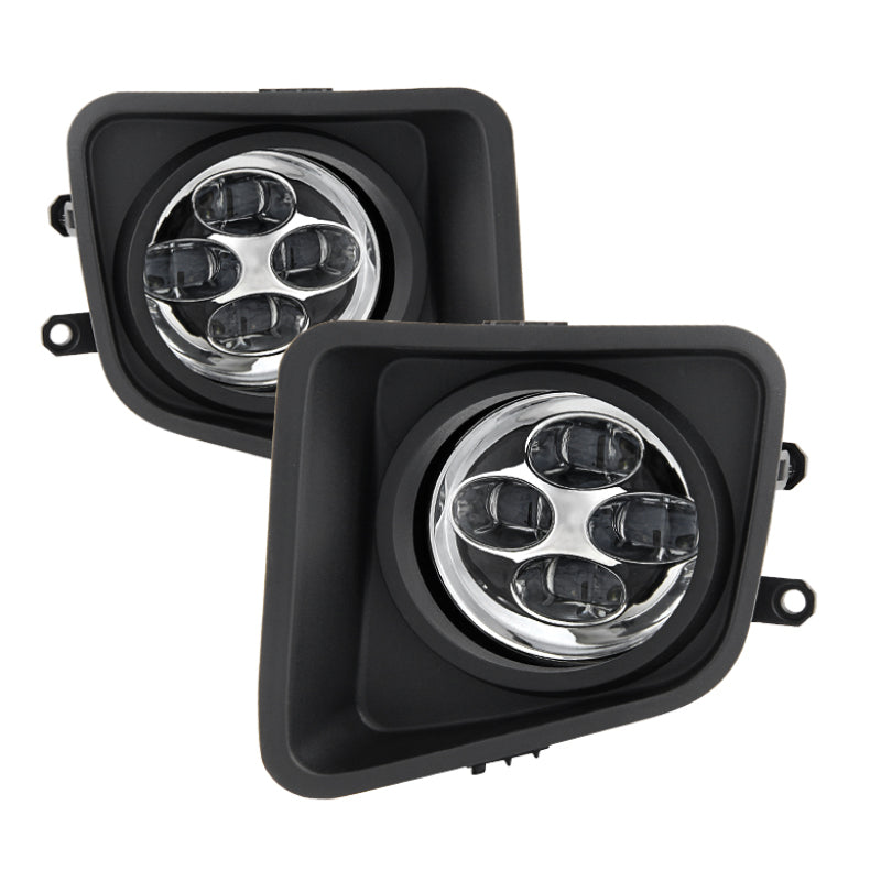 Spyder Toyota Tundra 2014-2016 Daytime DRL LED Running Fog Lights w/Switch Clear FL-DRL-TTU14-C SPYDER
