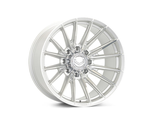 Vossen HFX-2 20x9 - 8x165.1 - ET0 - Deep Face - 125.1 - Silver Polished Wheel