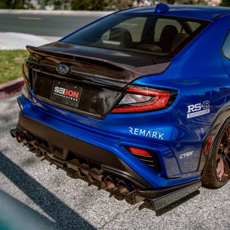 Seibon TL22SBIMP-C Carbon Fiber C-Style Trunk for 2022–2025 Subaru WRX