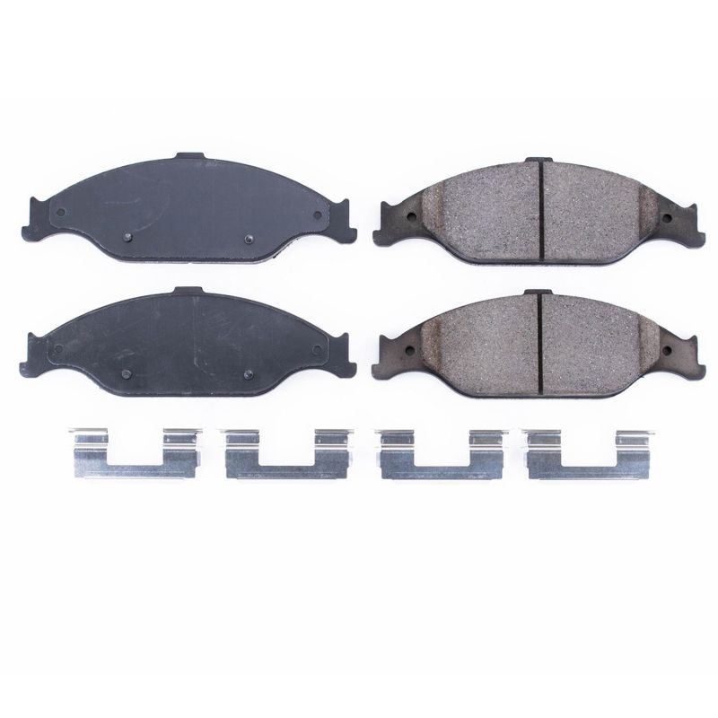 Power Stop 99-04 Ford Mustang Front Z17 Evolution Ceramic Brake Pads w/Hardware PowerStop