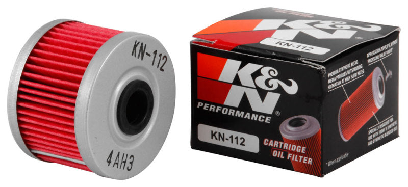 K&N Honda/Kawasaki/Polaris/Suzuki 1.969in OD x .469in ID x 1.438in H Oil Filter K&N Engineering