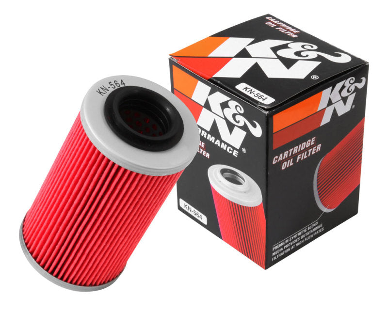 K&N Can/AM Spyder RT 998/ Buell 1125R -2.2219in OD x 0.969in ID x 3.813in H Oil Filter K&N Engineering