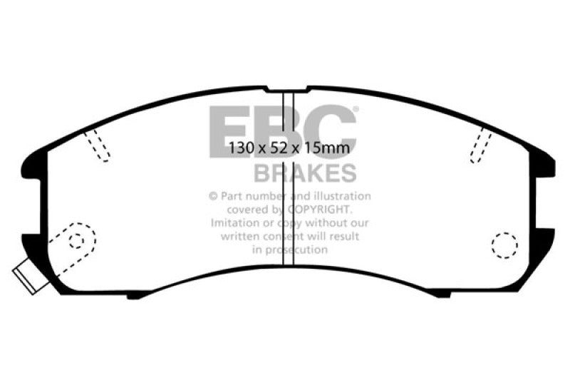 EBC RedStuff Front Brake Pads - DP3705C EBC
