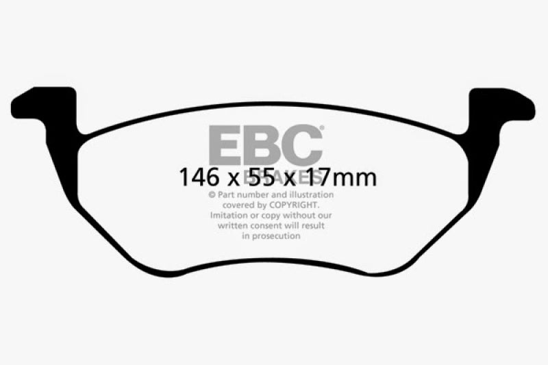 EBC Ultimax2 Rear Brake Pads - UD1055 EBC