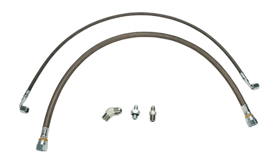 Wehrli LB7/LLY/LBZ/LMM Duramax S400 Twin/Compound Turbo Oil Line Kit - WCF100378