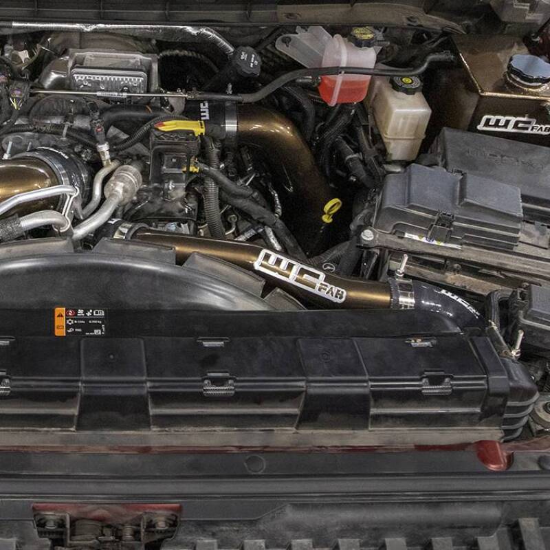 Wehrli 2020-2024 Chevrolet 6.6L L5P Duramax Upper Coolant Pipe - Deore Gold - WCF100541-DG