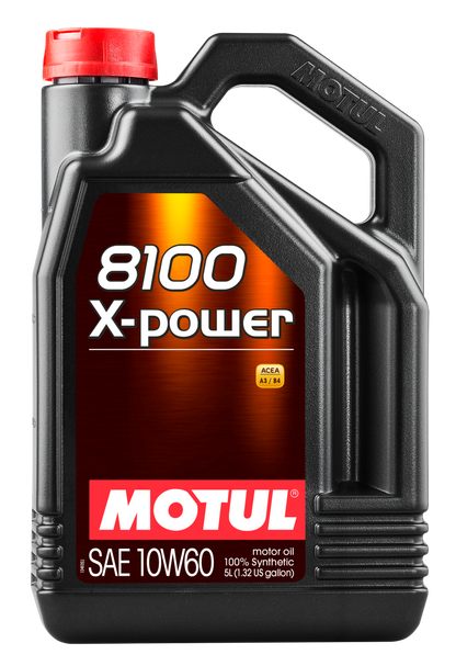 Motul 5L Synthetic Engine Oil 8100 10W60 X-Power Motul