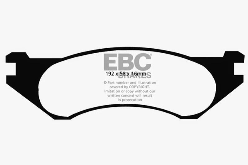 EBC Ultimax2 Front Brake Pads - UD758 EBC