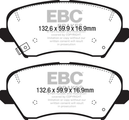 EBC GreenStuff Front Brake Pads - DP22232 EBC