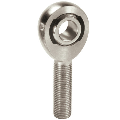 QA1 A Series Endura Rod End - Male/Left Hand - .625in Bore x 3/4-16 w/Stud - Red Aluminum