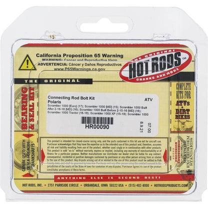 Hot Rods 09-12/2014 Polaris Sportsman 850 XP EPS 850cc Connecting Rod Bolt Kit HR00090