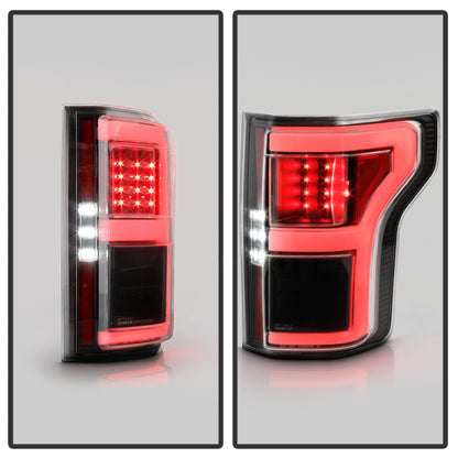 Spyder 18-20 Ford F150 w/ Rear Blind Spot LED Tail Lights - Black (ALT-YD-FF15018BS-LED-BK) SPYDER