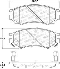 Load image into Gallery viewer, StopTech Premium Ceramic Front Brake Pads - 308.05490