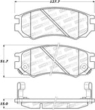 StopTech Premium Ceramic Front Brake Pads - 308.05490