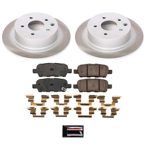 Power Stop 02-06 Nissan Altima Front and Rear Semi-Coated Rotor Kit