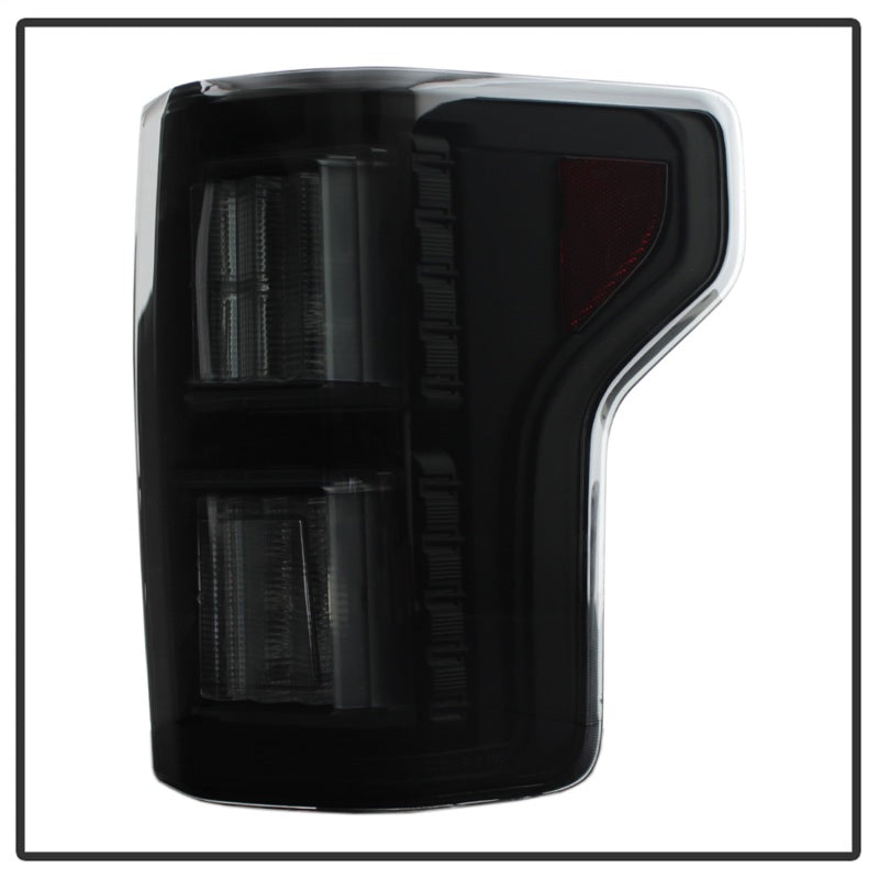 Spyder 18-19 Ford F-150 (w/o Blind Spot Sensor) LED Tail Lights - Blk Smk (ALT-YD-FF15018-LED-BSM) SPYDER