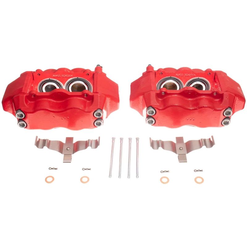 Power Stop 09-14 Hyundai Genesis Front Red Calipers w/o Brackets - Pair