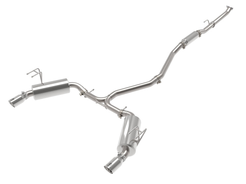 aFe POWER Takeda 2022 Honda Civic Stainless Steel Cat-Back Exhaust System w/ Polished Tip aFe