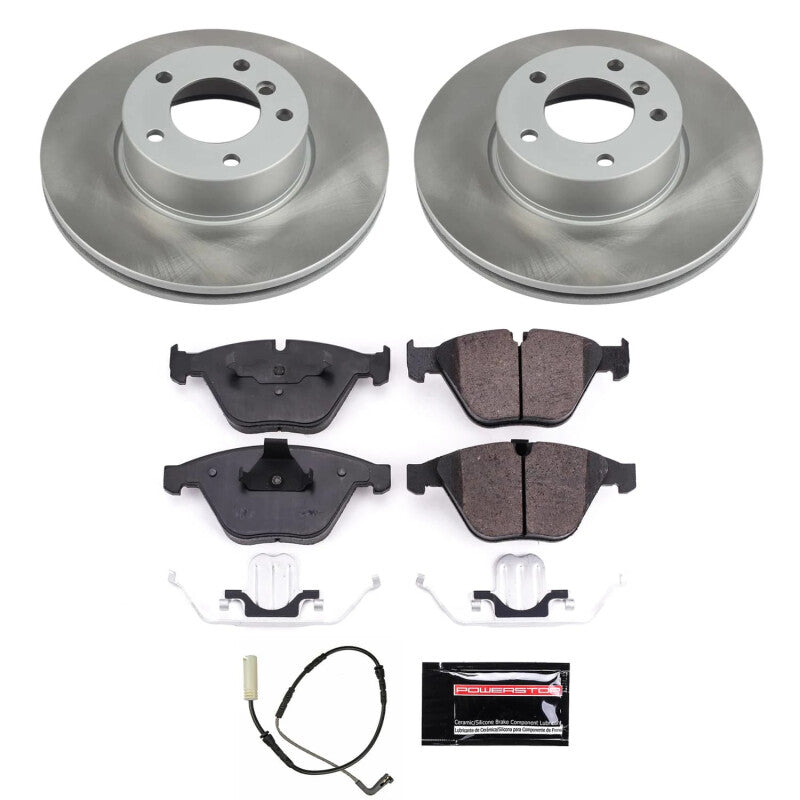 Power Stop 2008 BMW 328xi Front Semi-Coated Rotor Kit PowerStop