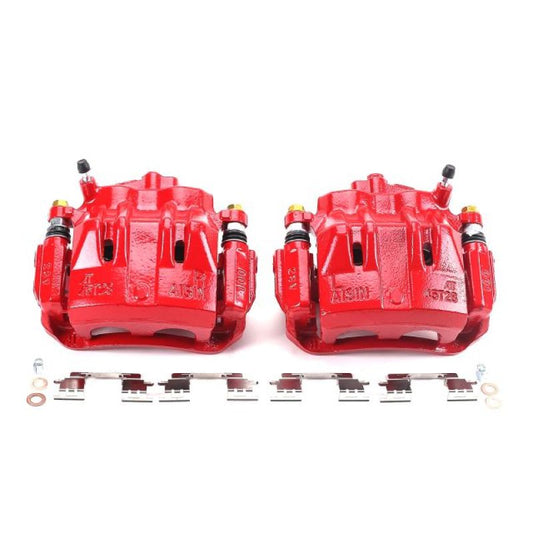 Power Stop 02-03 Lexus ES300 Front Red Calipers w/Brackets - Pair PowerStop