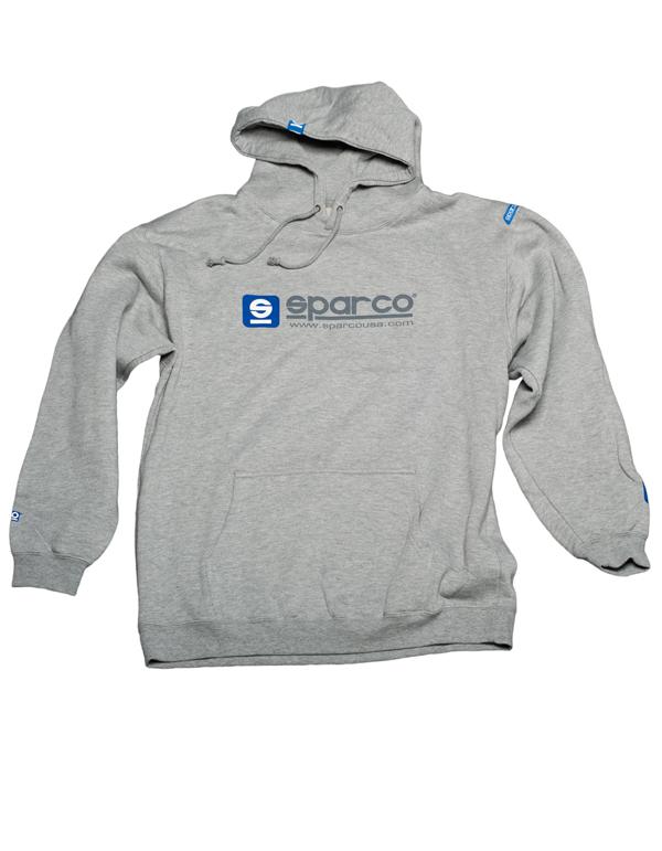 Sparco Swtshrt Hooded Www Grey Xsml