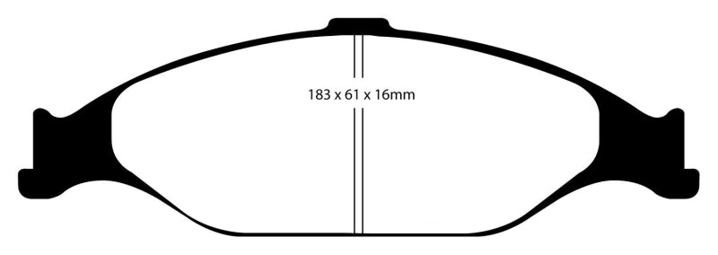EBC BlueStuff Front Brake Pads - DP51242NDX EBC
