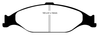 EBC BlueStuff Front Brake Pads - DP51242NDX EBC