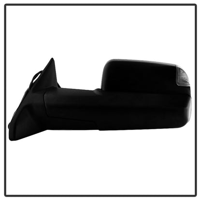 Xtune Dodge Ram 1500 09-12 Extendable Heated Adjust Mirror Black HoUSing Left MIR-DRAM09S-PWH-L SPYDER