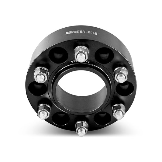 Borne Off-Road Wheel Spacers - 6x135 - 87.1 - 38 - M14 - Black Borne Off-Road