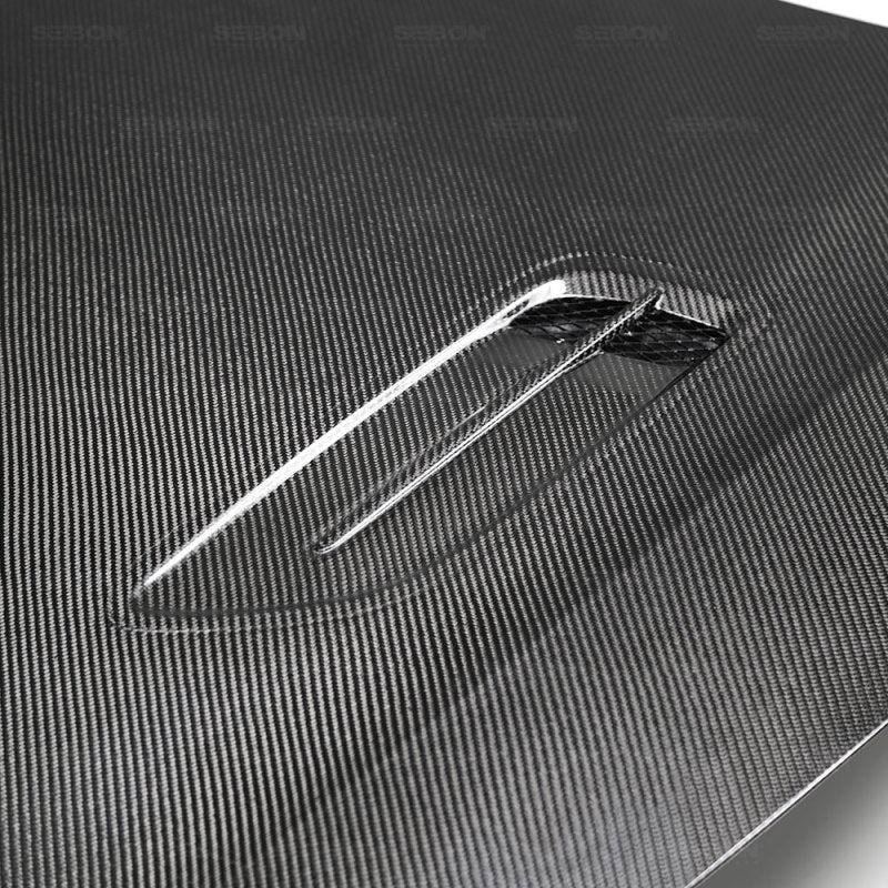 Seibon HD18KIST-OE OE-Style Carbon Fiber Hood for 2018–2023 Kia Stinger