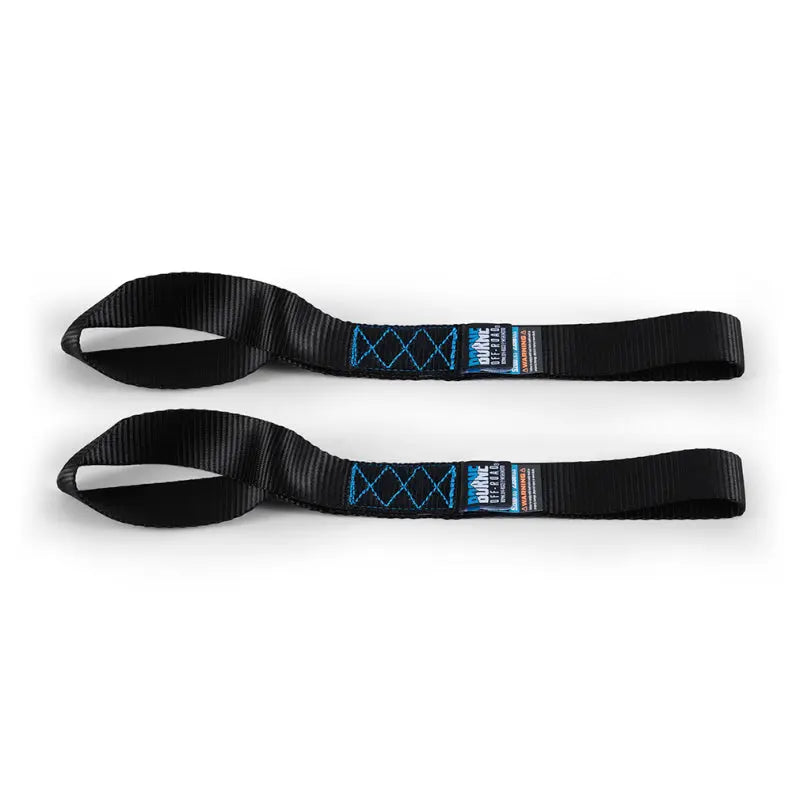 Borne Off-Road Heavy-Duty Ratchet Tie-Down Kit (2-Pack) - Black Borne Off-Road