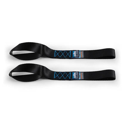 Borne Off-Road Heavy-Duty Ratchet Tie-Down Kit (2-Pack) - Black Borne Off-Road