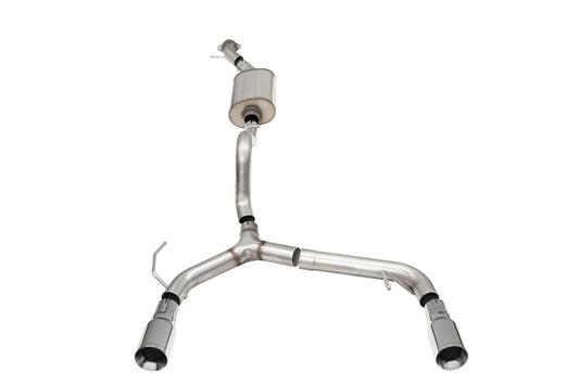 Corsa Sport / 2.75 in Cat-Back DRE 4.0 in Single Tips | 2021-23 Ford Bronco 2.3L Turbo CORSA Performance