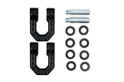 DV8 Offroad Elite Series D-Ring Shackles - Pair (Black) DV8 Offroad