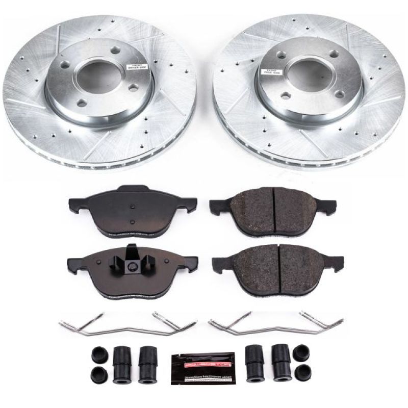 Power Stop 05-07 Ford Focus Front Z23 Evolution Sport Brake Kit PowerStop