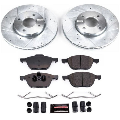 Power Stop 05-07 Ford Focus Front Z23 Evolution Sport Brake Kit PowerStop
