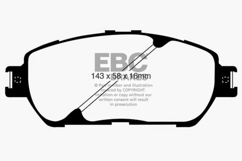 EBC RedStuff Front Brake Pads - DP31674C EBC