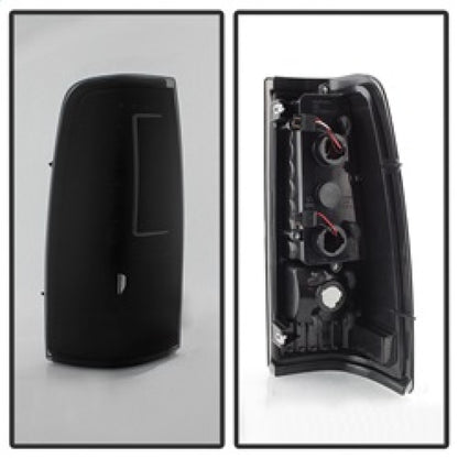 xTune 99-02 Chevy Silverado 1500/2500/3500 V2 LED Tail Lights - Black Smoke (ALT-ON-CS99-G2-LED-BSM) SPYDER