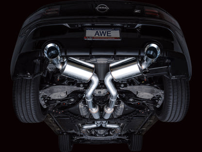 AWE 2023 Nissan Z RZ34 RWD Touring Edition Catback Exhaust System w/ Chrome Silver Tips AWE Tuning