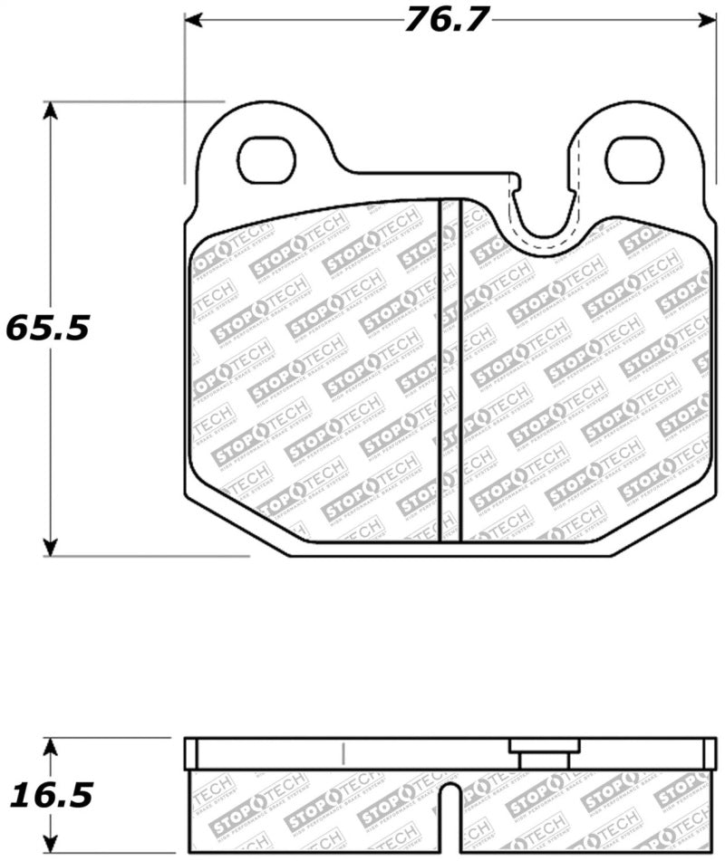 StopTech Street Disc Brake Pads - 305.01740