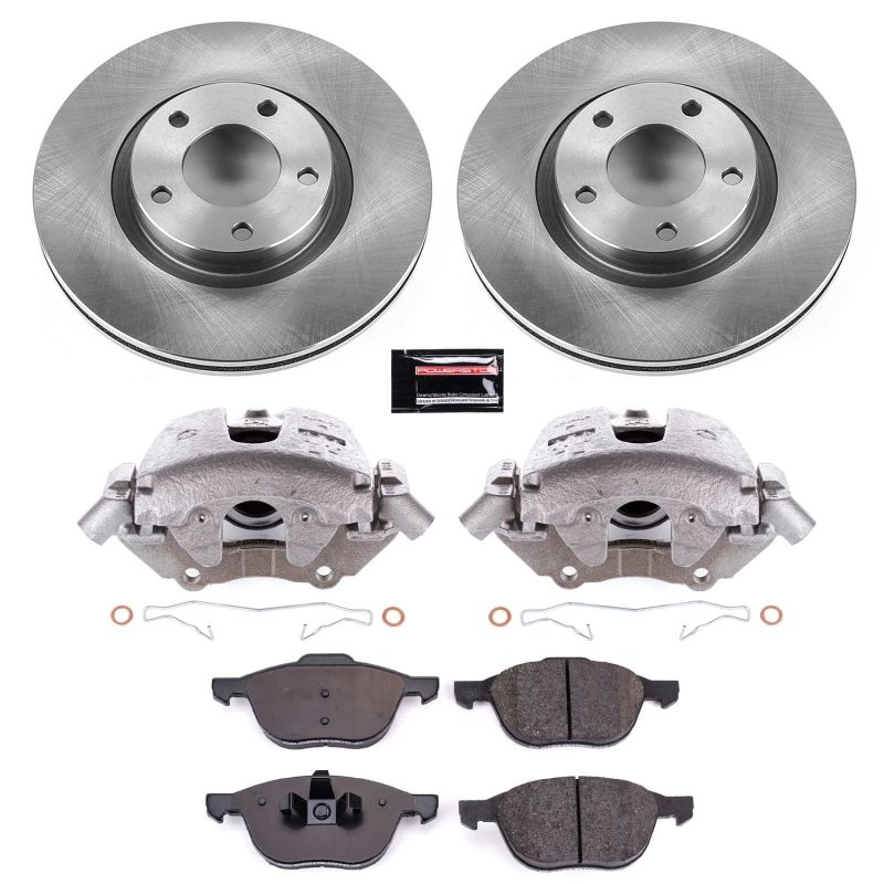 Power Stop 04-13 Mazda 3 Front Autospecialty Brake Kit w/Calipers PowerStop