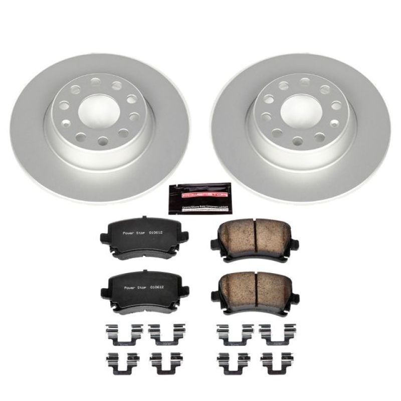 Power Stop 06-09 Audi A3 Rear Z23 Evolution Sport Coated Brake Kit PowerStop