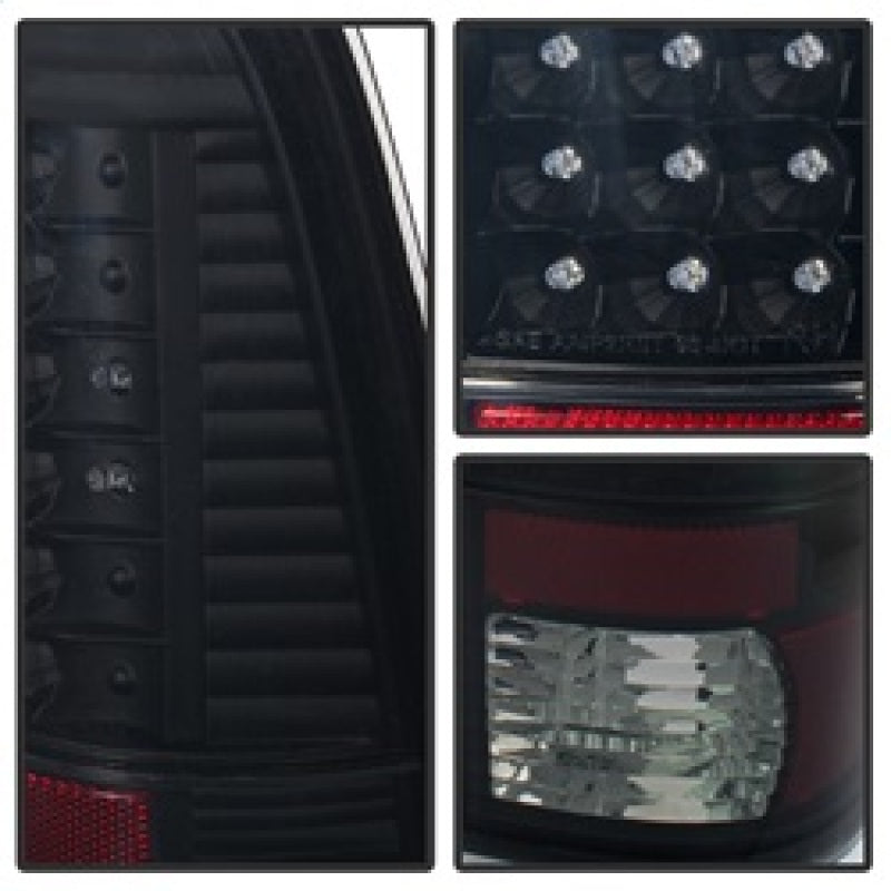 Xtune Ford F250/350/450/550 Super Duty 99-07 LED Tail Lights Black Smoke ALT-JH-FF15097-LED-BKSM SPYDER