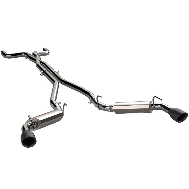 QTP 14-15 Chevrolet Camaro SS 6.2L 304SS AR3 Cat-Back Exhaust w/4.5in Black Tips QTP