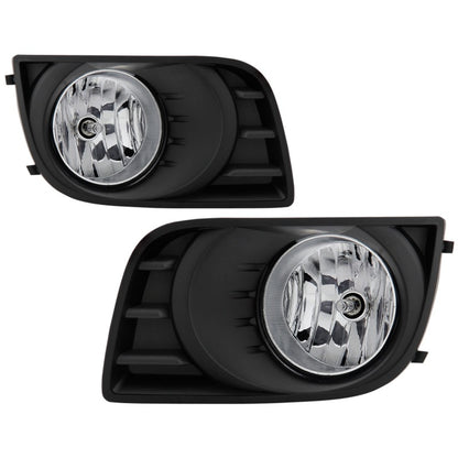 Spyder Toyota Sequoia 08-16 OEM Style Fog Lights w/OEM Fit Switch - Fog Bulbs-4145(Included) - Clear SPYDER