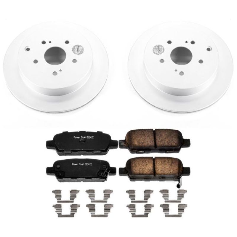 Power Stop 09-13 Suzuki Grand Vitara Rear Z17 Evolution Geomet Coated Brake Kit PowerStop