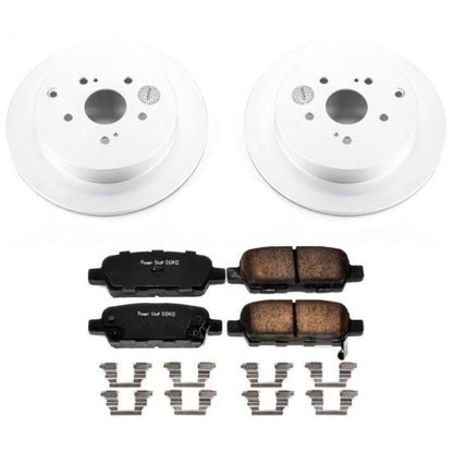 Power Stop 09-13 Suzuki Grand Vitara Rear Z17 Evolution Geomet Coated Brake Kit PowerStop