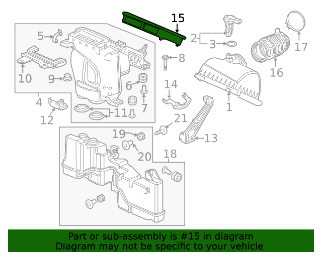 Genuine OEM Honda Air Filter Civic 2.0L Non turbo Engine (17220-5BA-A00) X1