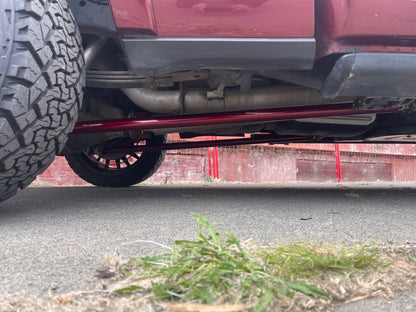Wehrli 99-10 Ford / 94-22 RAM Univ RCLB/CCSB/ECSB 60in. Traction Bar Kit - WCFab Red - WCF100854-RED