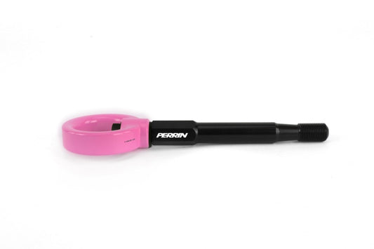Perrin 18-21 WRX/STI / 13-20 & 2022 BRZ / 17-20 Toyota 86 Front Tow Hook Kit - Hyper Pink Perrin Performance